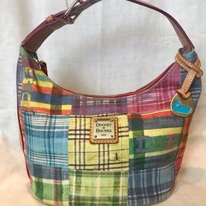 Dooney & Bourke Madras Picnic Ants Small Hobo